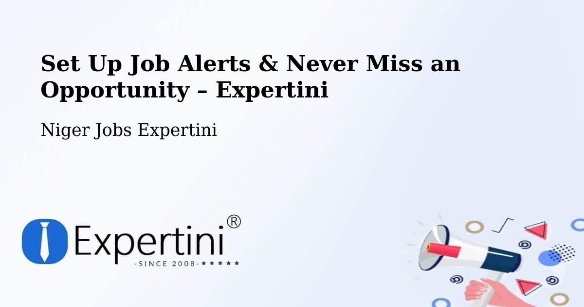 Job Alerts Guide – Get Notified About New Jobs in Niger - Niger Jobs Expertini