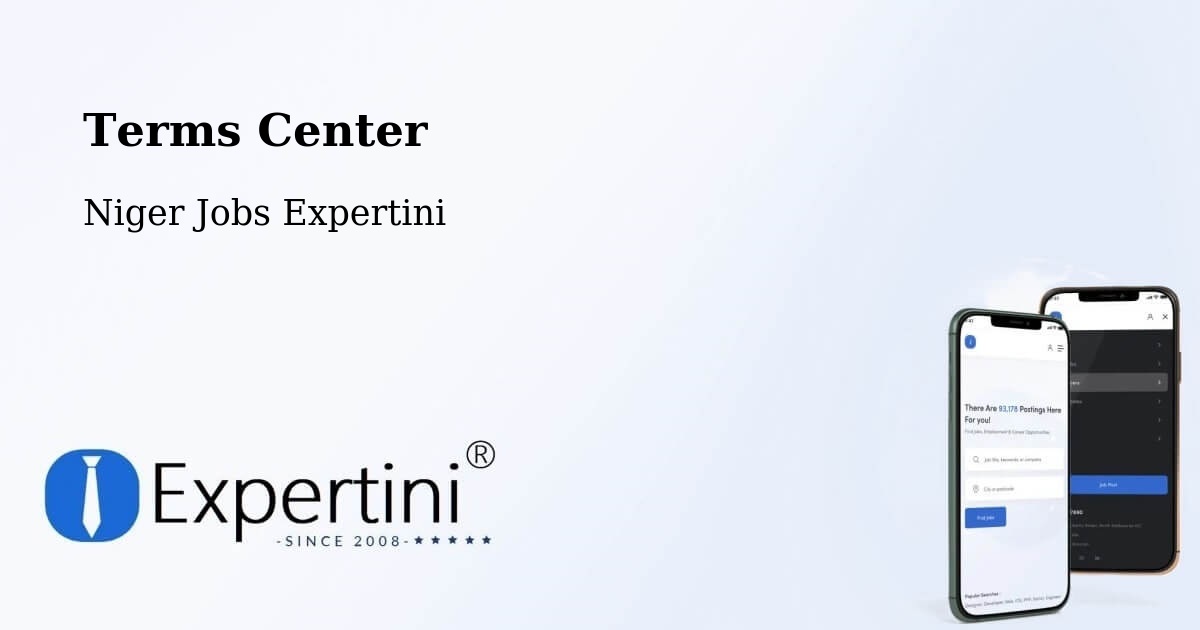 Terms of Service – Niger - Niger Jobs Expertini